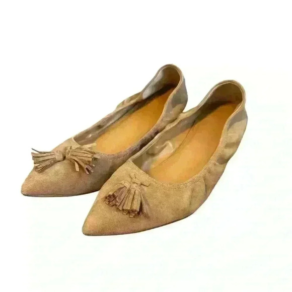 J Crew Pointed Toe Flats Size 9 - Picture 1 of 7